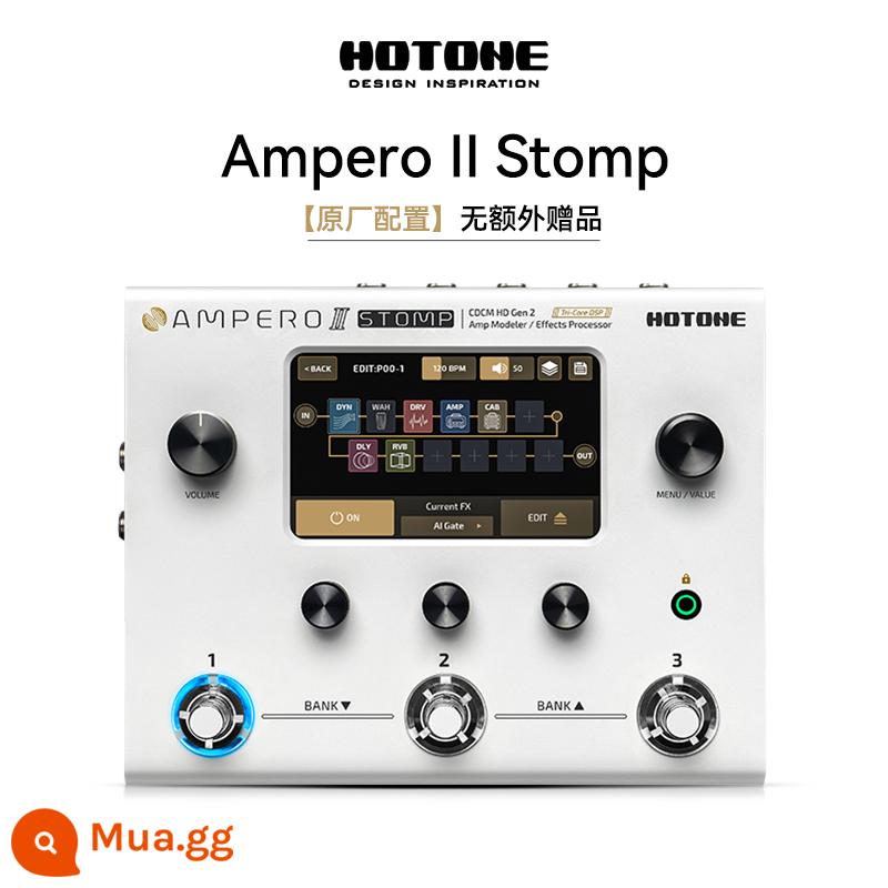 Đàn guitar điện mini Hotone Ampero one Stomp II thiết bị hiệu ứng toàn diện đàn guitar bass thế hệ 2 - [SF Express] Ampero II (cấu hình gốc)