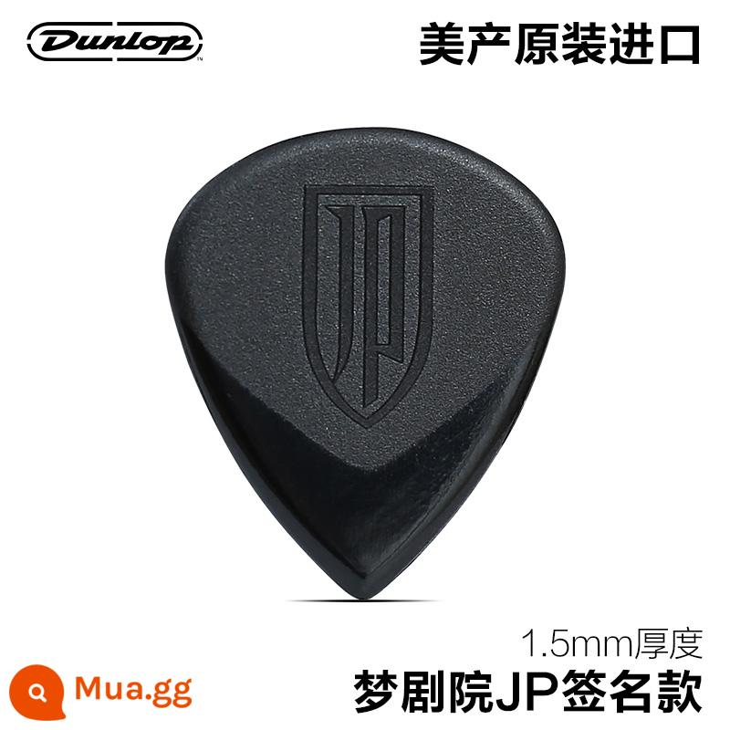 Dunlop Đàn guitar gỗ điện Dunlop chọn ballad quả bom tốc độ chống trơn trượt chịu mài mòn gảy đàn lò xo mảnh nylon điểm nổi Chọn - [Chip đơn] Mẫu chữ ký Dream Theater JP 1,5mm