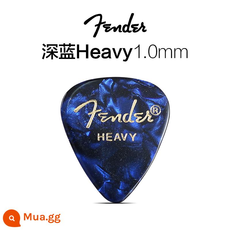 Fender Fender điện gỗ guitar bass mái chèo ballad fingerstyle phụ kiện quả bom tốc độ chống trượt celluloid gảy đàn mùa xuân mảnh - Màu xanh đậm NẶNG 1.0MM