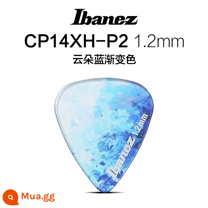 Nissan IBANEZ kính vạn hoa dòng đàn guitar dân gian pick gảy đàn tốc độ phụ kiện đàn guitar CHỌN - Màu gradient xanh mây 1,2mm