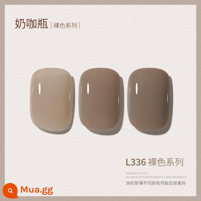 BOLE Bole Ice Mờ Nude Sơn Móng Tay 2022 Mới Jelly Trà Sữa Trị Liệu Bằng Ánh Sáng Làm Móng Tay Móng Gel Bộ - L336