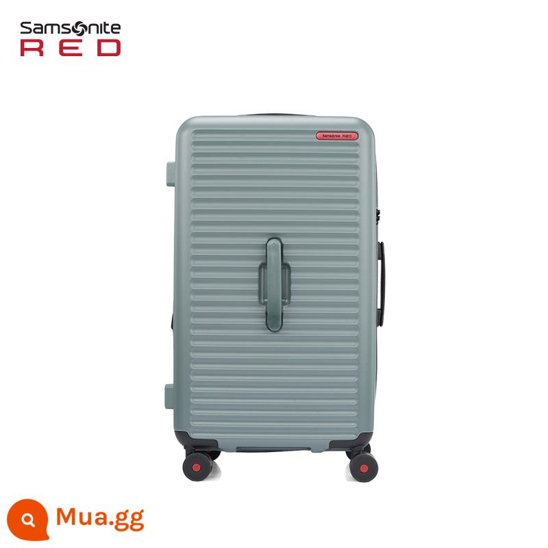 Samsonite Vali vali Samsonite 2022 mới vali hành lý vali kéo 20/25/28 inch HG0 - Loại hộp màu xanh đá phiến