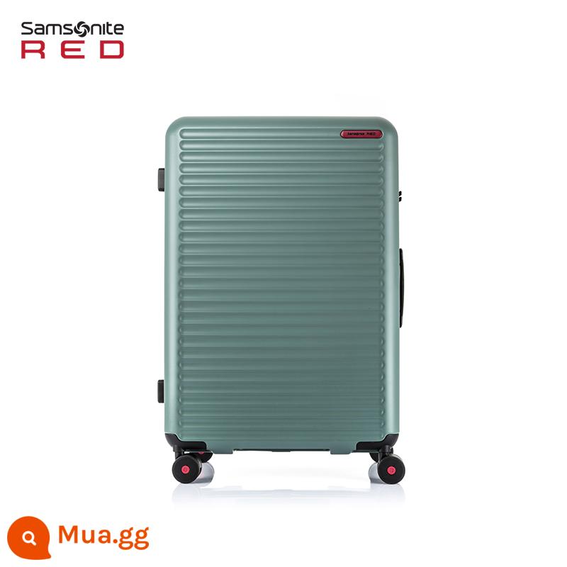 Samsonite Vali vali Samsonite 2022 mới vali hành lý vali kéo 20/25/28 inch HG0 - đá phiến xanh