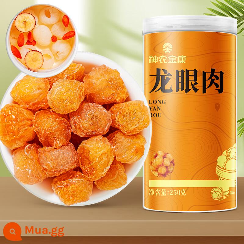 Bạch chỉ 10g thịt nhãn 15g sơn tra 15g nước đun sôi ngâm nước uống bạch chỉ và long nhãn thảo dược trà khô - Thịt nhãn không hạt Phúc Kiến*1 lon 250g