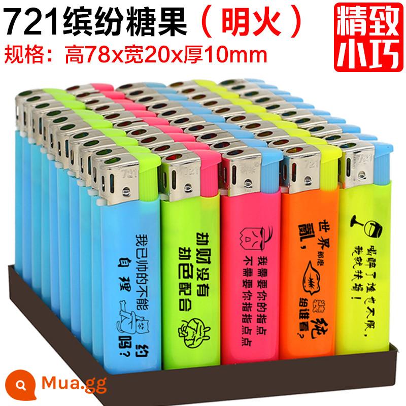 Nhà máy trực tiếp bán bật lửa quảng cáo dùng một lần tùy chỉnh được cá nhân hóa hợp thời trang tùy chỉnh in chữ quảng cáo bánh mài tráng - 721 Candy Trumpet ►Open Fire ➤Kéo xuống sắp xếp theo số lượng