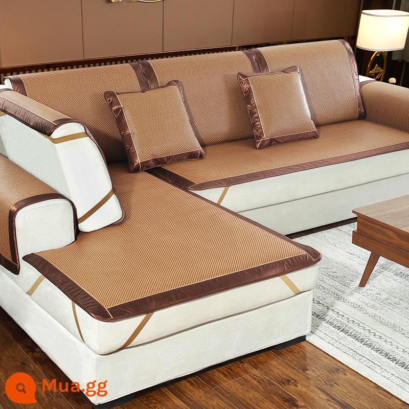 Nam Cực Người Mùa Hè Mây Thảm Sofa Đệm Mùa Hè Thảm Ngồi Đệm Chống Trơn Trượt Ghế Sofa Bao Gồm Tất Cả Đa Năng Bao Khăn Vải - Hạ Âm