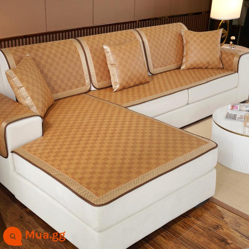 Nam Cực Người Mùa Hè Mây Thảm Sofa Đệm Mùa Hè Thảm Ngồi Đệm Chống Trơn Trượt Ghế Sofa Bao Gồm Tất Cả Đa Năng Bao Khăn Vải - Kiến Kinh