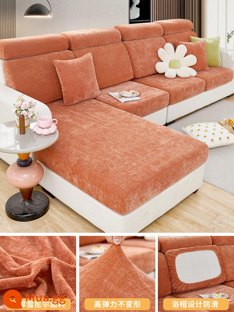 Voan 2022 Mới Ghế Sofa Tất Cả Đa Năng Mùa Đông Thun Đơn Giản Đa Năng Ghế Sofa Đệm Vải - Yumeng-Cam cao cấp