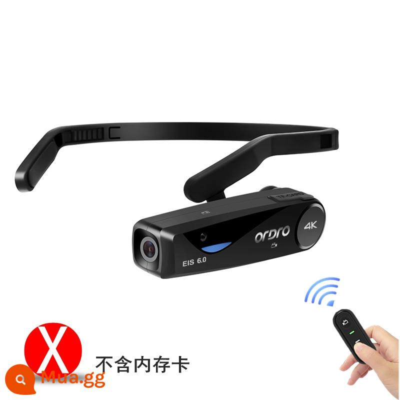 Camera thể thao gắn trên đầu Ordro/Ouda EP6plus Camera chống rung 4K đầu ghi video ngoài trời - [Không có bộ nhớ] Phiên bản 4K nâng cấp EP6 + điều khiển từ xa [có thể quay ở cả màn hình ngang và dọc]