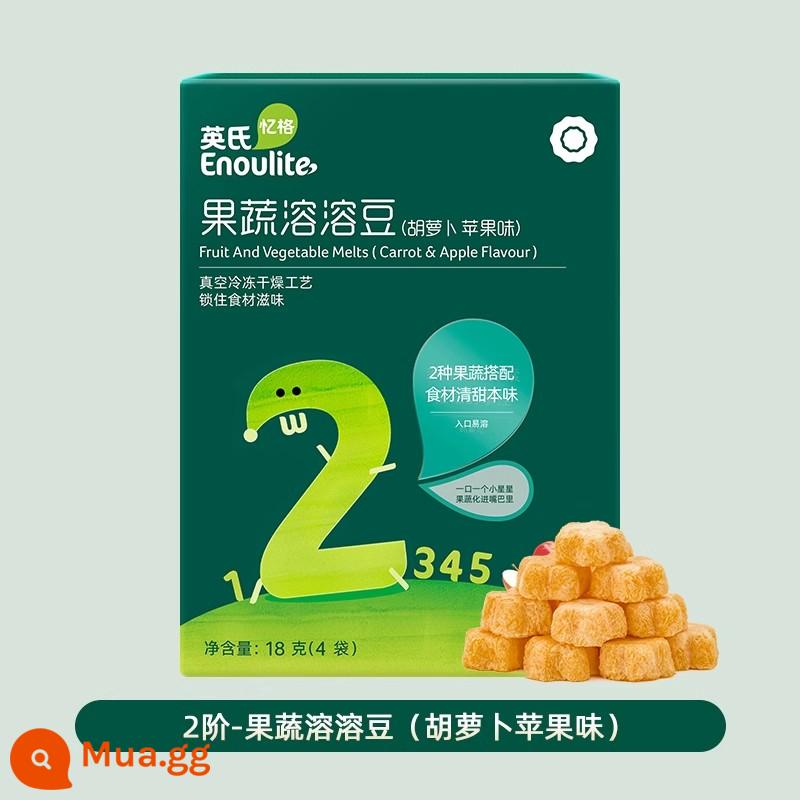 Đồ ăn nhẹ đậu hòa tan Yingshi trái cây hương vị sữa chua nguyên bản đồ ăn nhẹ dành cho trẻ em cửa hàng chính thức hàng đầu chính hãng - Đậu hòa tan trong rau và trái cây cấp độ 2 (hương dâu)