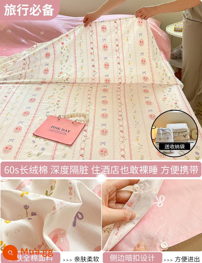 Cotton bẩn túi ngủ khách sạn xách tay du lịch tàu ngủ hiện vật ga trải giường cotton vỏ chăn chuyến đi công tác khách sạn - Fangfeiji (túi ngủ) - túi đựng đồ cùng kiểu miễn phí