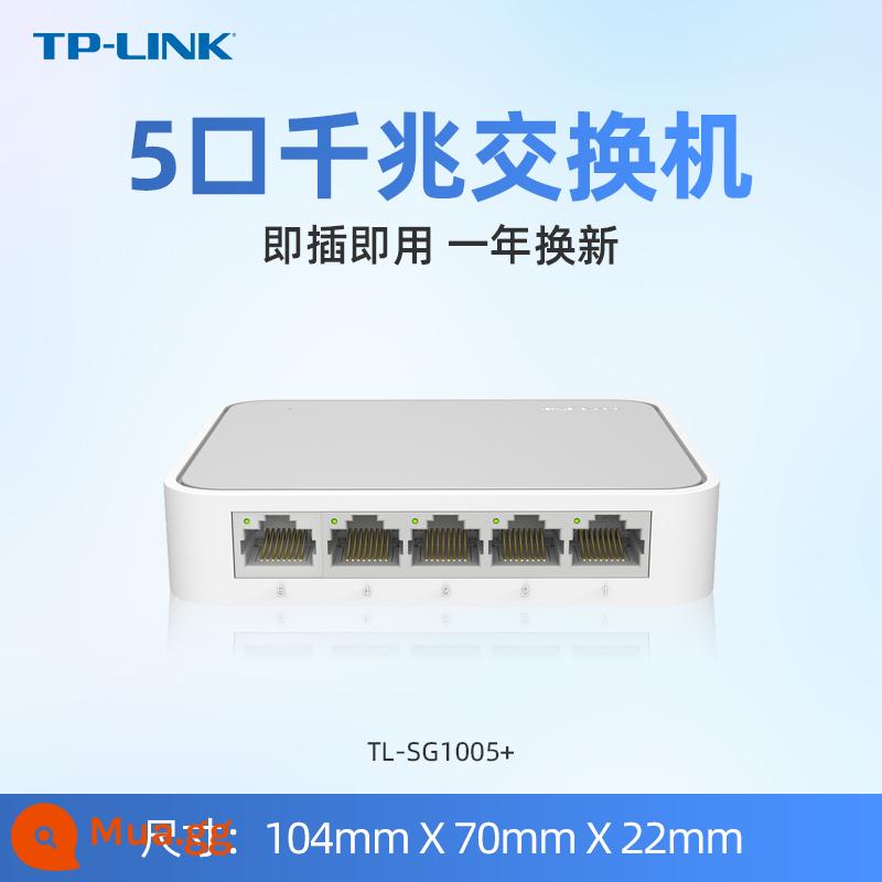 Công tắc TP-LINK 4 cổng 5 cổng 8 cổng 10 cổng 100M đường mạng gigabit hub shunt router tplink mạng gia đình dây mở rộng giám sát cáp quang SF1005+ - [5-port full gigabit] switch vỏ nhựa