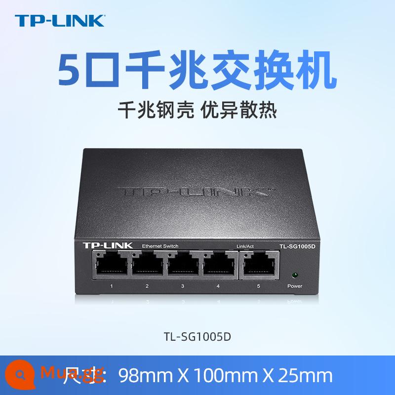 Công tắc TP-LINK 4 cổng 5 cổng 8 cổng 10 cổng 100M đường mạng gigabit hub shunt router tplink mạng gia đình dây mở rộng giám sát cáp quang SF1005+ - [Vỏ thép 5 cổng] Switch Full Gigabit