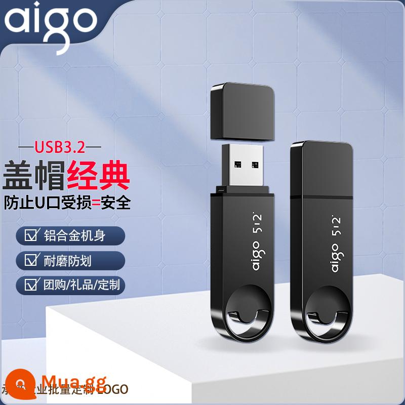 Đĩa yêu nước 32GU USB3.2 đai ốc nắp kim loại tốc độ cao doanh nghiệp hàng loạt chữ tùy chỉnh LOGO - Patriot U336 đen [32G] có sẵn không cần tùy chỉnh