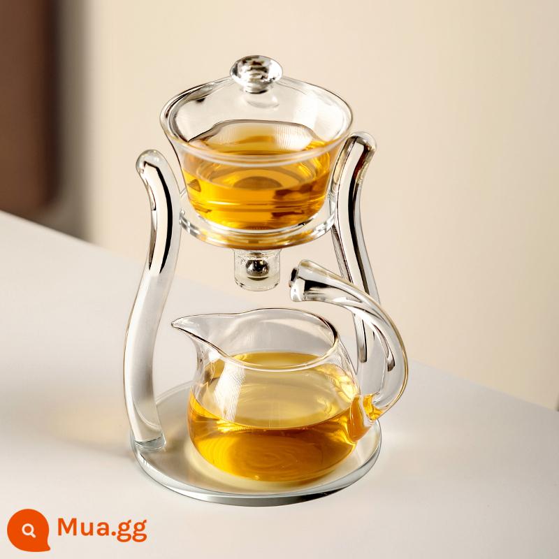 Thủy tinh bán đồ uống bán trà nhóm kết hợp những người lười biếng với ấm trà Bubbot Tea Tea Cup - Máy pha trà 17 trái tim đại dương [Mẫu thủy tinh nguyên khối]