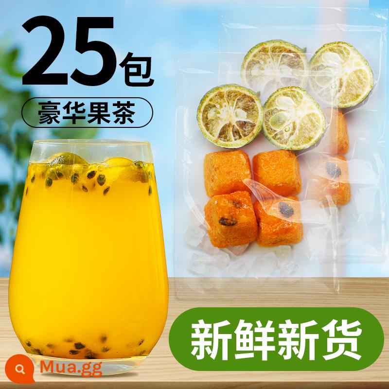 Kumquat chanh dây trà trái cây Túi trà hoa quả Trà ủ lạnh Hoa cam xanh Trà hoa quả Pha đồ ​​uống Nhồi trong nước - [Trà trái cây cao cấp] 25 túi = 25 gói lẻ 250g