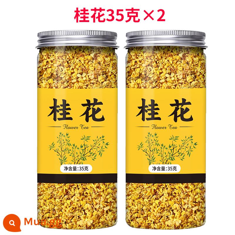 Trà osmanthus khô Trà osmanthus vàng ăn được osmanthus khô tươi osmanthus Dược liệu Trung Quốc không khử trùng lưu huỳnh không có cửa hàng hàng đầu đặc biệt - [Bắn 1 shot 2] Osmanthus vàng lon 35gX2