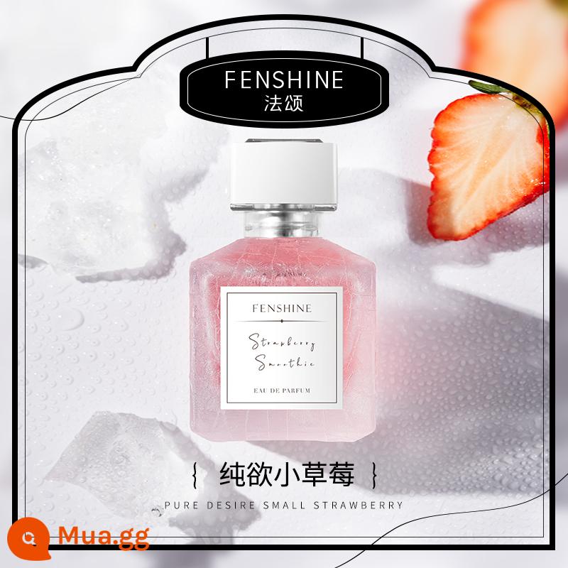 Fasson Strawberry Smoothie Perfume Small Ice Cube Ladies Fresh Fragrance Light Fragrance Strawberry Quà tặng chính hãng và Gói dùng thử - sinh tố dâu