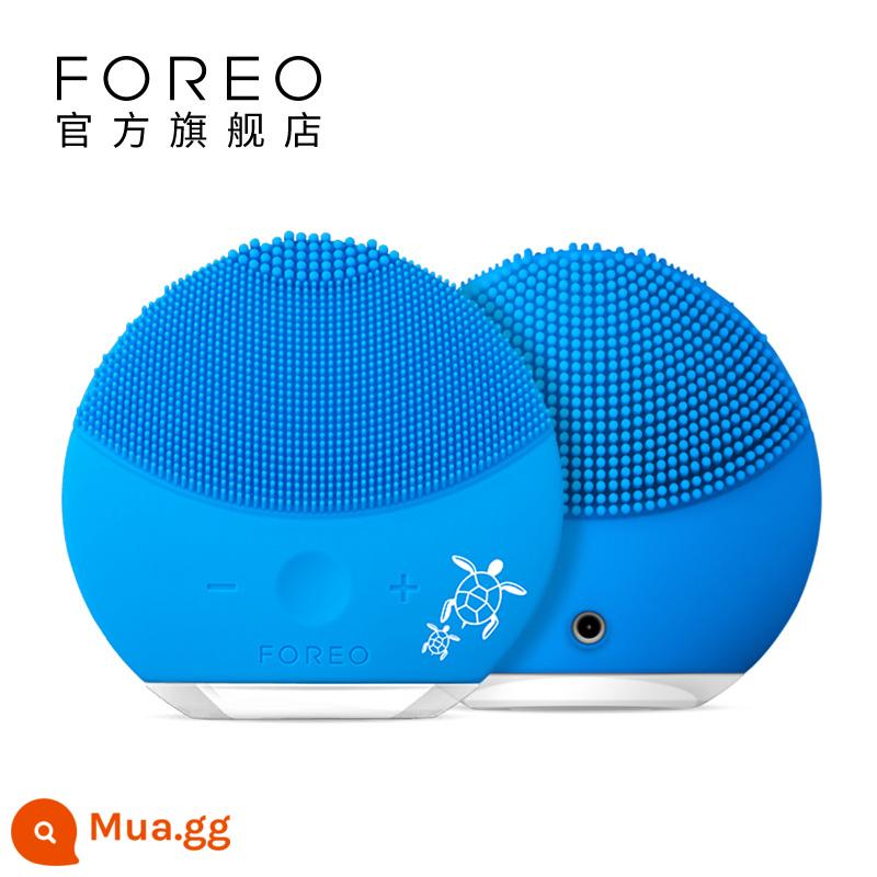 [Hàng năm mới] Dụng cụ rửa mặt bằng silicon FOREO LUNA mini2 Dụng cụ rửa mặt làm sạch lỗ chân lông Artifact Dụng cụ rửa mặt - Phiên bản đại dương