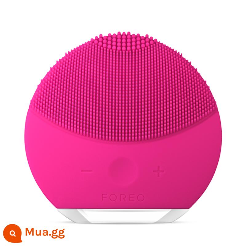 [Hàng năm mới] Dụng cụ rửa mặt bằng silicon FOREO LUNA mini2 Dụng cụ rửa mặt làm sạch lỗ chân lông Artifact Dụng cụ rửa mặt - đỏ anh đào