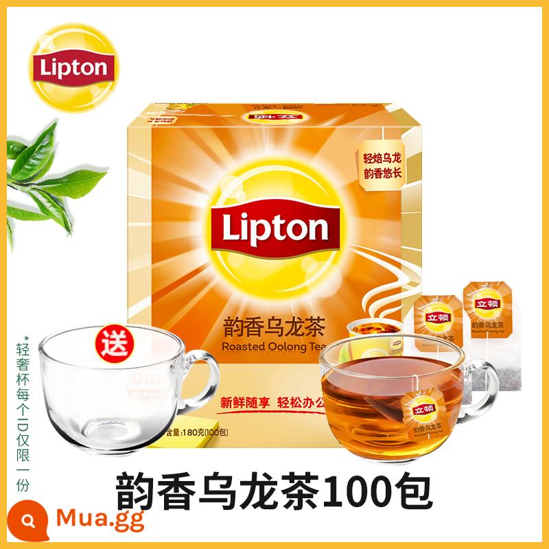 Lipton Trà Đen Túi Trà Sri Lanka Nhãn Vàng Chọn Lọc Túi Trà 100 Túi/hộp Lipton Chính Hãng - Trà ô long Vân Hương 100 túi