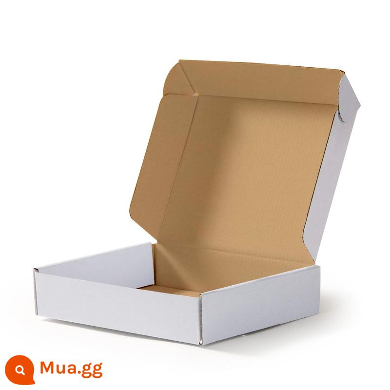 Thùng phẳng hộp giấy kraft hộp đóng gói chuyển phát nhanh thùng carton bán buôn hộp phim cường lực tùy chỉnh T2T5 - Sáo K-E trắng một mặt 100 chiếc/nhóm