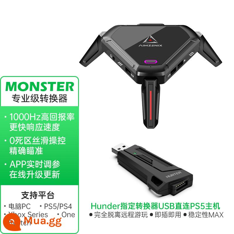 Bộ chuyển đổi bàn phím và chuột MONSTER/PS5 Bộ chuyển đổi bàn phím và chuột PS4/Xbox Apex Computer PC Final Time Pro - Bộ chuyển đổi bàn phím và chuột MONSTER + HUNDER (kết nối trực tiếp P55)