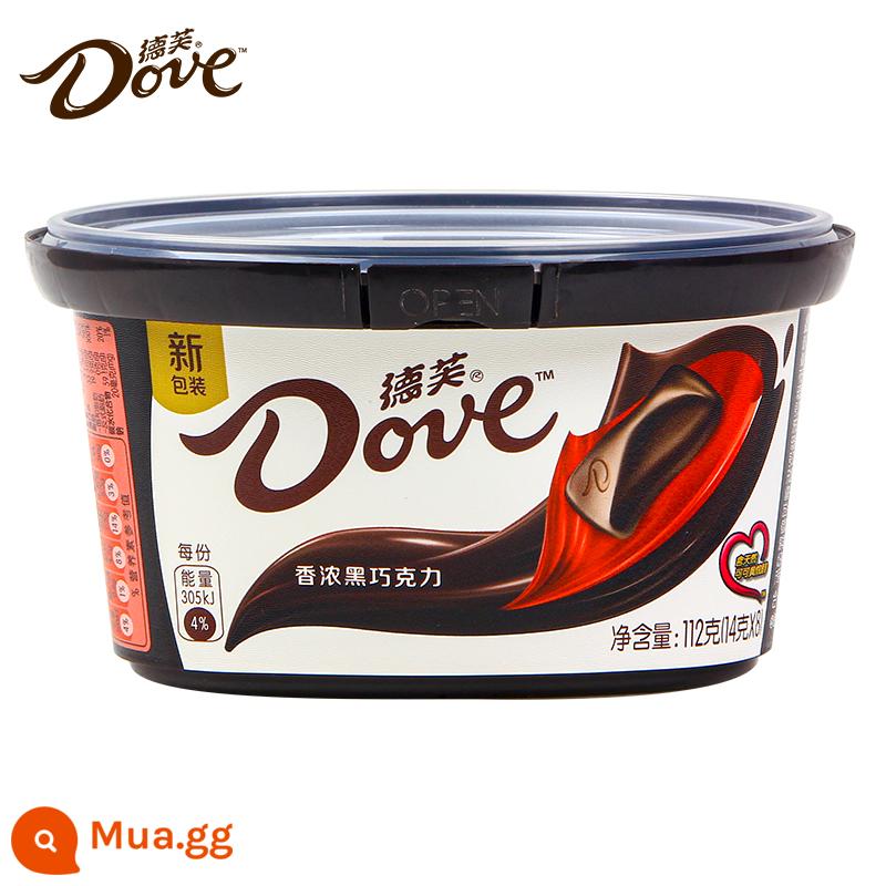 Bát nhỏ sô cô la Dove 112g * 1 bát Đồ ăn nhẹ sô cô la đen Cửa hàng hàng đầu - Hương vị Socola đen thơm Dove 112g*1 tô