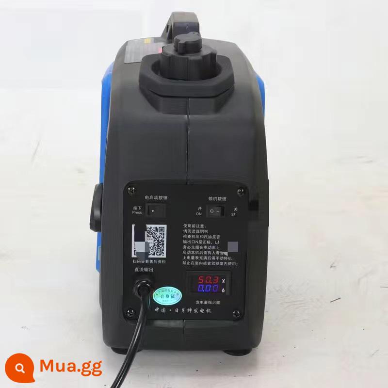 Máy phát điện xăng xe hai bánh mở rộng phạm vi xe điện ba bánh nhỏ không cần lắp đặt 48v60v72v - 48 mẫu ampe kế điều khiển từ xa Bluetooth 96v đa năng