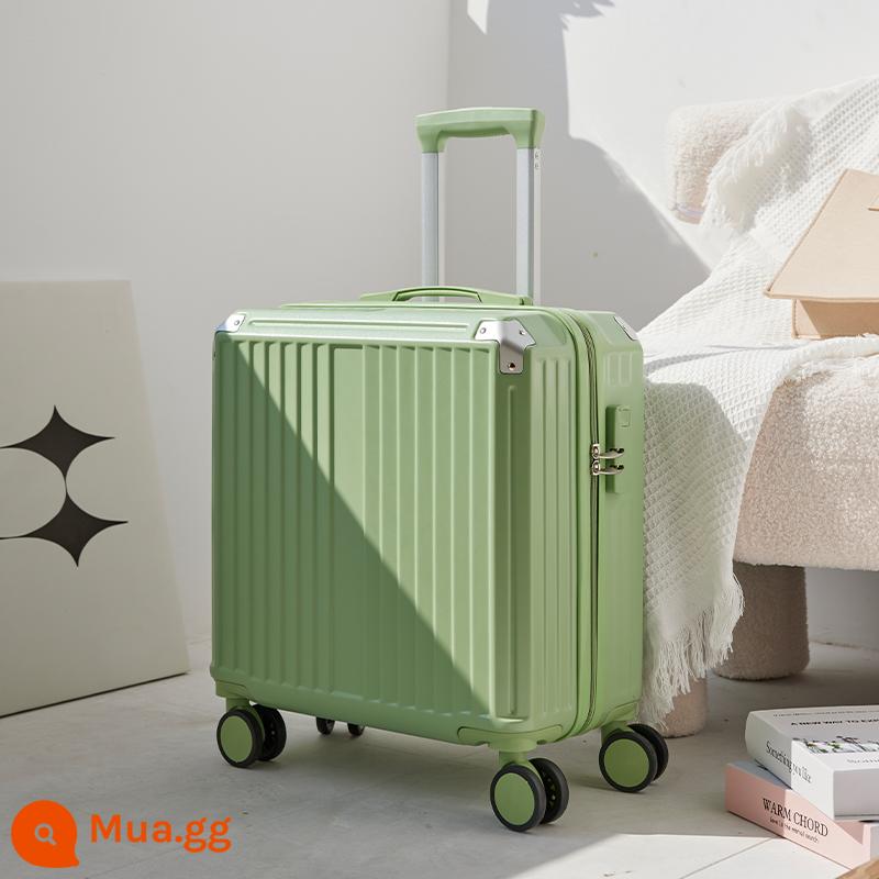 Vali nhỏ nữ ánh sáng nhỏ lưới màu đỏ giá trị cao lên máy bay trường hợp 18 inch hộp mật khẩu du lịch mini nam - quả bơ xanh