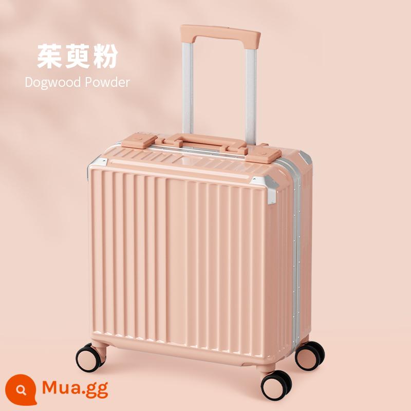 Vali nhỏ nữ ánh sáng nhỏ lưới màu đỏ giá trị cao lên máy bay trường hợp 18 inch hộp mật khẩu du lịch mini nam - quả anh đào