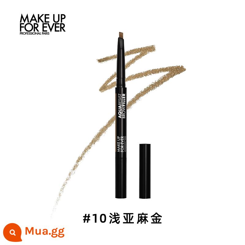 [Ngày đầu năm] makeupforever Chì kẻ mày tam giác không thấm nước Meikefei dễ lên màu và mịn - #10Vàng lanh nhạt