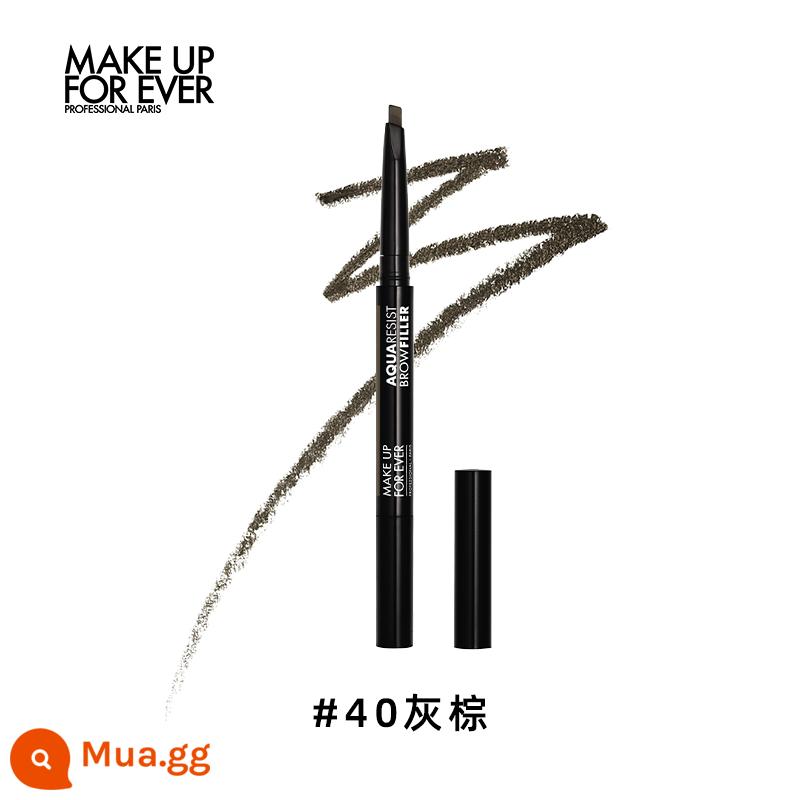 [Ngày đầu năm] makeupforever Chì kẻ mày tam giác không thấm nước Meikefei dễ lên màu và mịn - #40 xám nâu