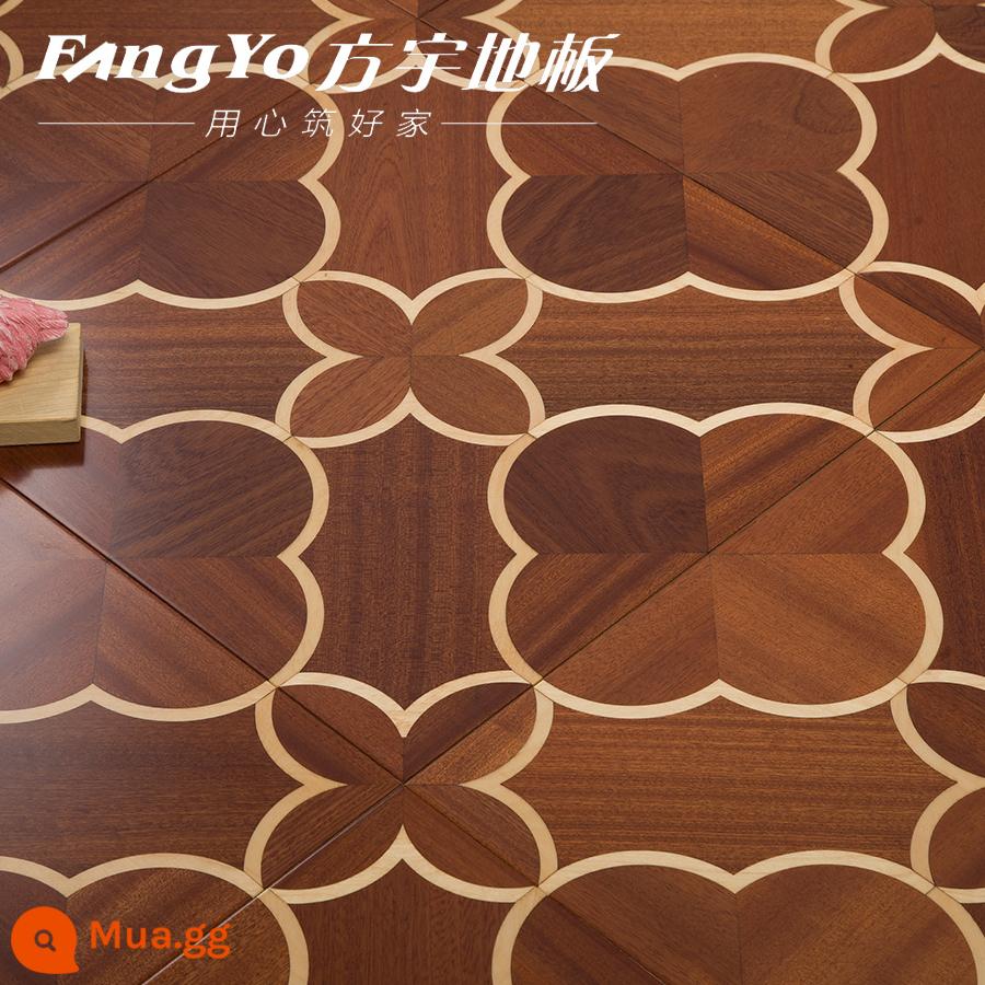 Fangyu Handmade Art Teak Spelling Slound nền ngoài trời Tường gỗ rắn sàn composite Tăng sàn gỗ đặc biệt - 8836