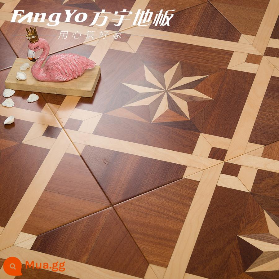 Fangyu Handmade Art Teak Spelling Slound nền ngoài trời Tường gỗ rắn sàn composite Tăng sàn gỗ đặc biệt - 8819