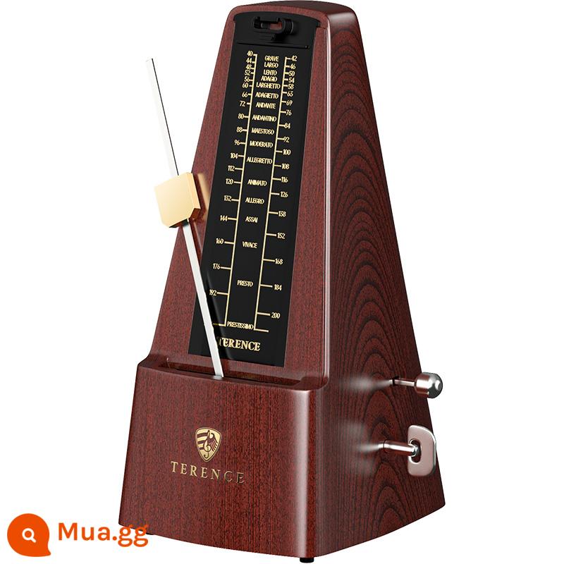 Đồng Hồ Cơ Máy Nhịp Đàn Piano Đàn Guitar Guzheng Violin Hulusi Tổng Kiểm Tra Kiểm Tra Âm Nhạc Đặc Biệt Đánh Nhịp Điệu - Màu óc chó cao cấp