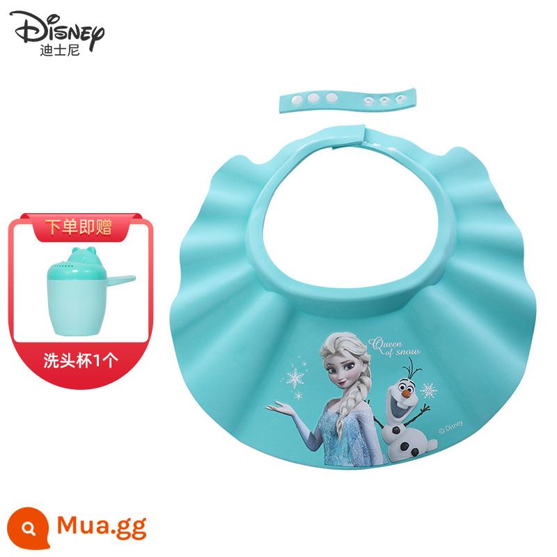 [Tự vận hành] Mũ gội đầu trẻ em Disney bảo vệ tai chống thấm nước cho bé Mũ gội đầu tắm trẻ em mẫu giáo - Elsa Olaf