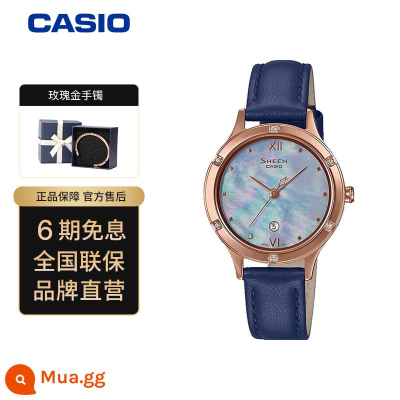 [Tự vận hành] Đồng hồ CASIO Đồng hồ thạch anh SHEEN dòng máy nữ SHE-4528 - SHE-4546PGL-2AUPR