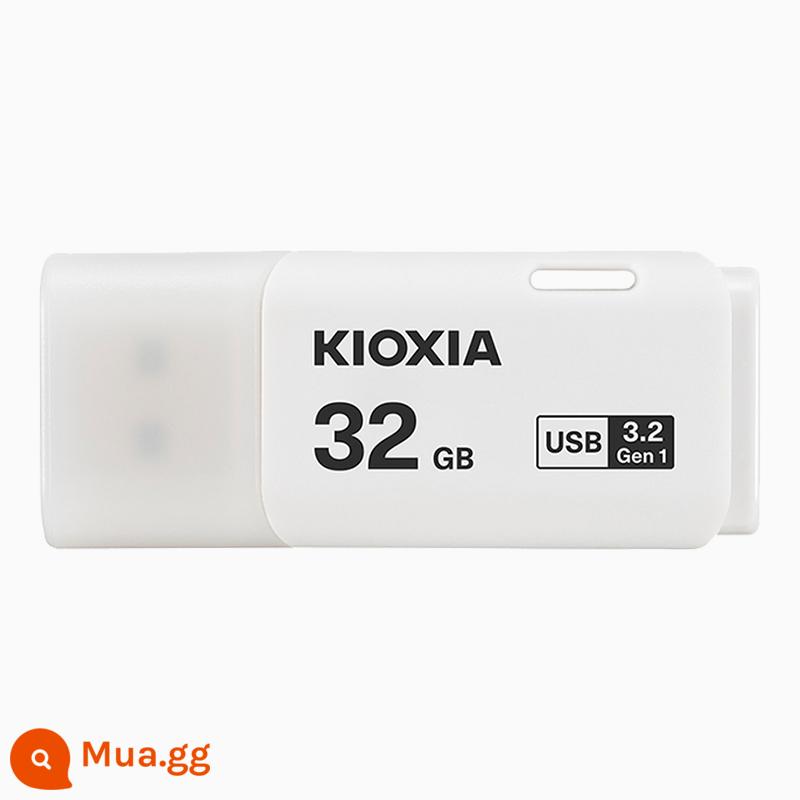 [Tự vận hành] Ổ đĩa flash Kioxia 256g 128g 64g 32g U301 ổ đĩa flash máy tính trên xe hơi 3.2 tốc độ cao chính hãng - 32GB màu trắng