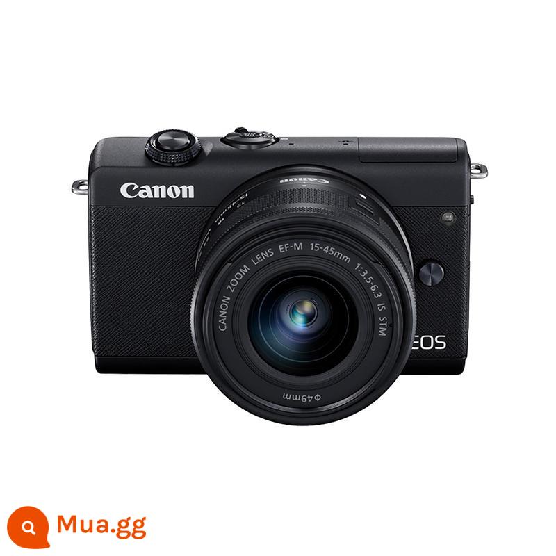 [Tự vận hành] Máy ảnh micro SLR ống kính đơn Canon/Canon m200 15-45 bộ HD vlog selfie làm đẹp - đen