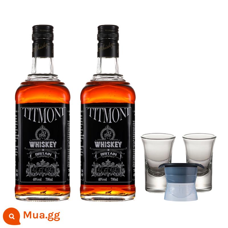 [Tự vận hành] Scotch whisky, rượu ngoại, thùng cola, bộ kết hợp pha chế, rượu cơ bản, rượu mạnh, vodka, gin - Bộ tự uống đôi 700ml