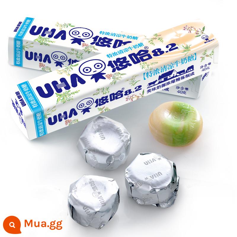 [Tự vận hành] UHA UHA Đường Sữa Đặc 40g Kẹo Matcha Sữa Dâu Nhập Khẩu 10 Cái - Hương mát 40g (10 viên)