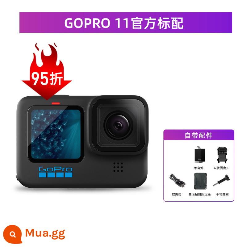 [Tự vận hành] Camera thể thao gopro11 Đầu máy chống rung chống nước 5,3K cưỡi máy ảnh Vlog trượt tuyết - thân máy bay duy nhất