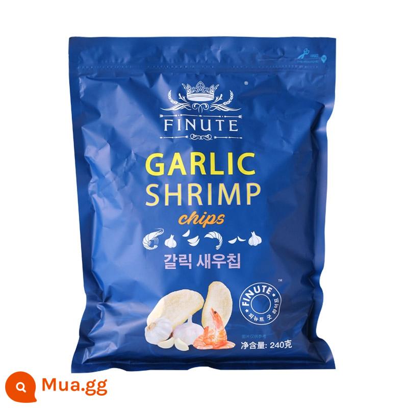 Khoai Tây Chiên Tôm Sam Snack Thực Phẩm Phồng Nhập Khẩu Hàn Quốc Vị Tỏi Vị Tỏi Gói Lớn 240g - Bánh phồng tôm tỏi 240g (chuyển phát nhanh thường)