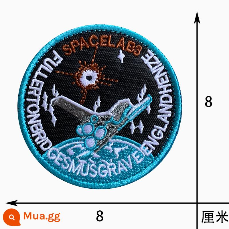 NASA Thêu Khóa Dán Băng Quân Đội Quạt Cấp Vai Quần Áo Ba Lô Huy Hiệu Cơ Quan Vũ Trụ Hoa Kỳ Nút Miếng Dán Chuyến Bay Vũ Trụ - kiểm tra không gian