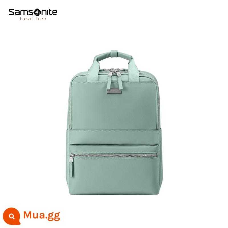 [Cùng phong cách của Yu Shuxin] Ba lô Samsonite/Samsonite Túi xách nữ 2023 Túi đựng máy tính mới Túi đi học - màu xanh lợt