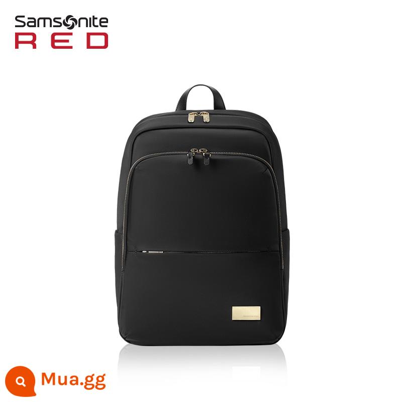 [Phong cách tương tự Yu Shuxin] Ba lô Samsonite/Samsonite dung lượng lớn Túi nữ Túi đựng máy tính Ba lô GV1 - Màu đen, đựng được máy tính 14 inch