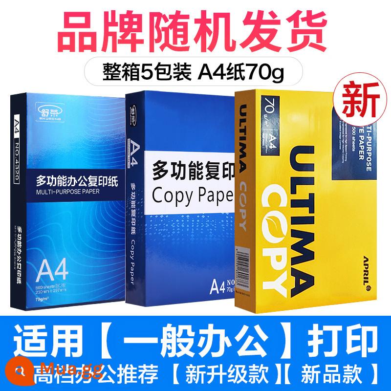 Miễn phí vận chuyển giấy A4 giấy in và photocopy 70g/80g túi đeo vai 500 tờ một gói giấy trắng a4 giá cả phải chăng giấy nháp học sinh sử dụng hộp đầy đủ 5 gói một hộp bốn tờ văn phòng phẩm Giấy A4 sỉ Shu Rong - [Hàng ngẫu nhiên] A4 nguyên hộp 5 gói-70g/2500 tờ