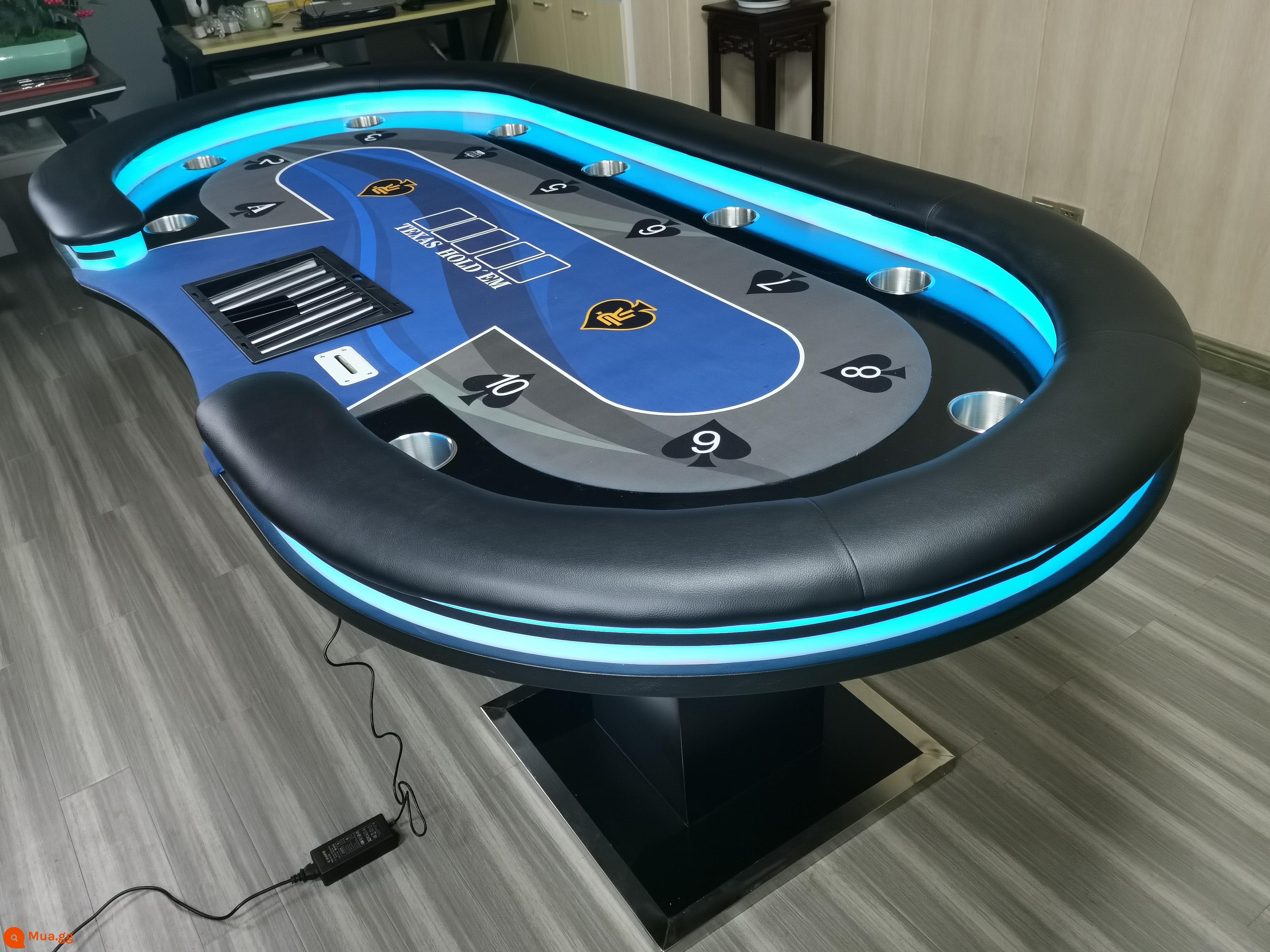 Sang trọng Texas Poker Chip Bàn Phòng Cờ vua Máy tính để bàn Chuyên dụng Vải Pad Kích thước Màu Tùy chỉnh Bàn Texas - 240*120cm