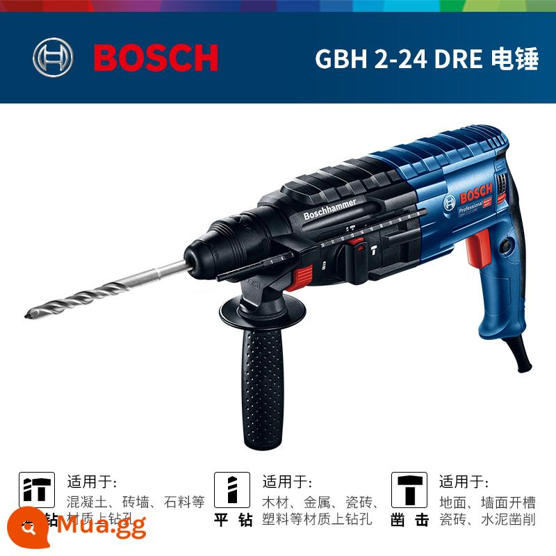 Bosch Điện Máy Khoan Búa Điện Chọn Máy Khoan Điện Đa Năng Công Suất Cao Máy Khoan Bê Tông Công Nghiệp Dụng Cụ Điện GBH220 - GBH 2-24 DRE